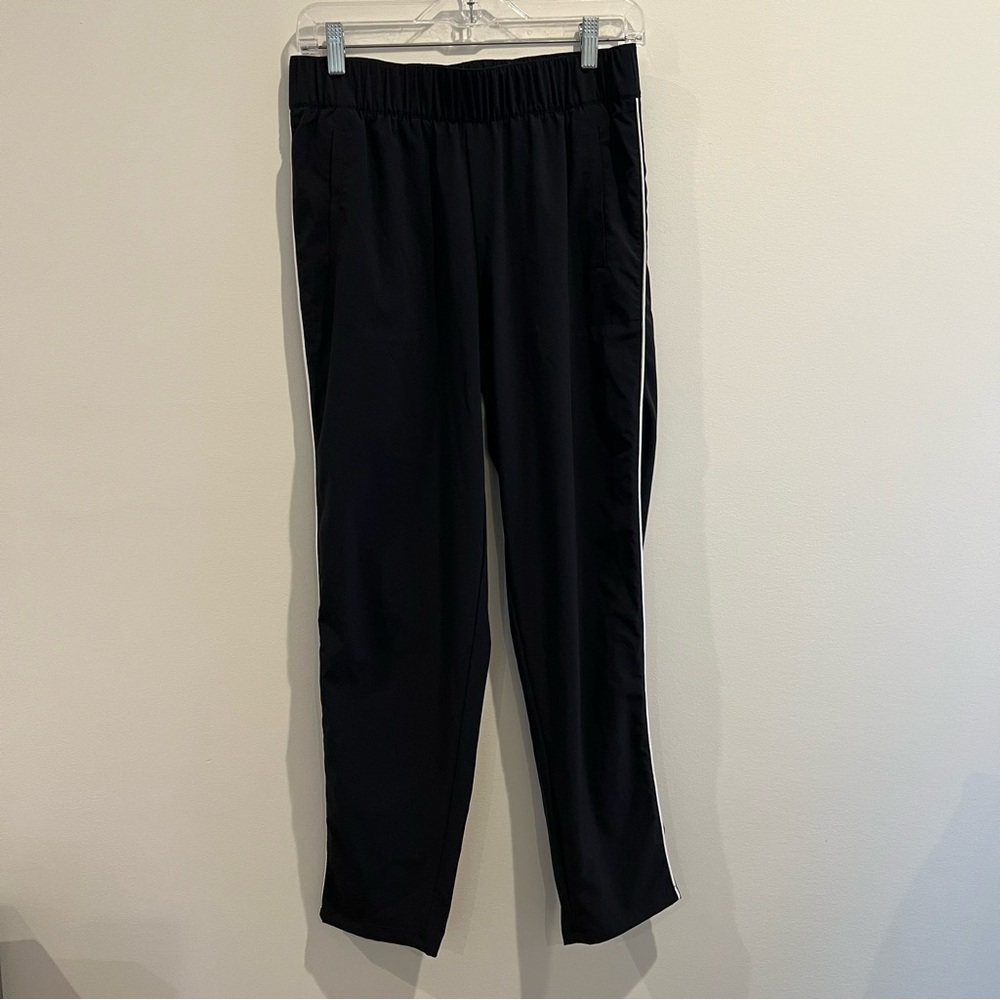 T by Talbots black elastic waistband pants
